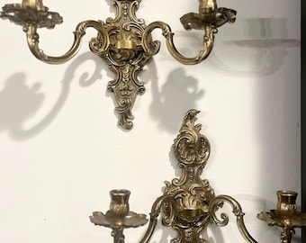 Candelabros de latón