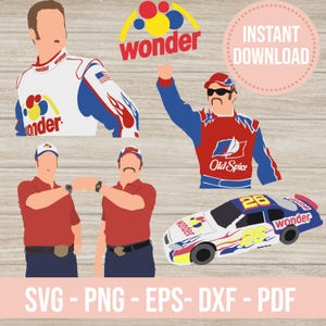 Bundle Talladega nights svg png Ricky Bobby cricut