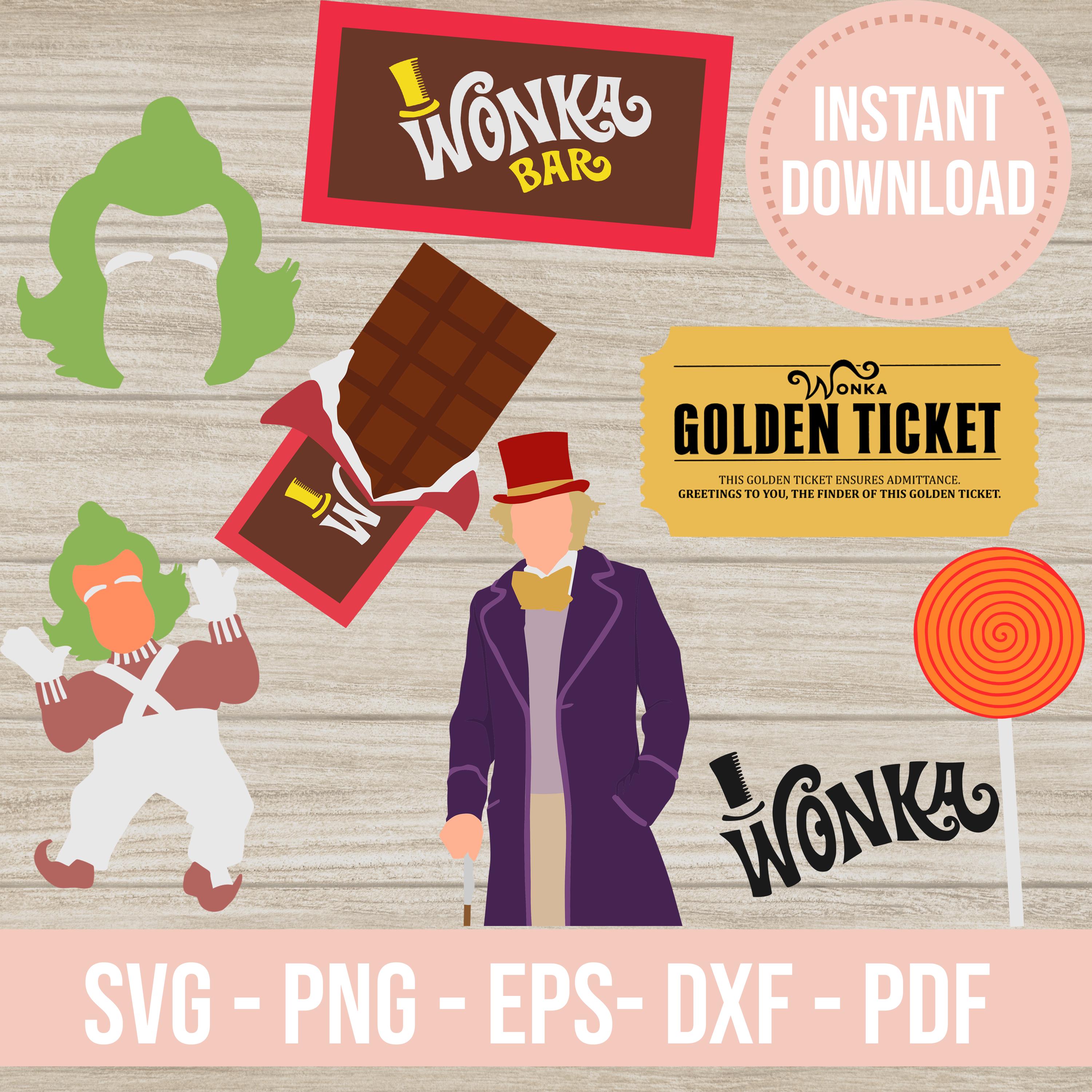 Gallery Pops Willy Wonka And The Chocolate Factory - Wonka Bar Logo Wall Art, White Framed Version, 12" X 12 - View #6