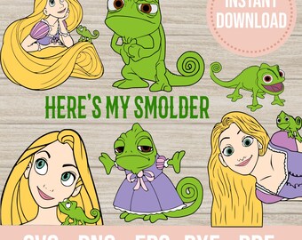Bundle Pascal svg png Pascal tangled cricut clipart