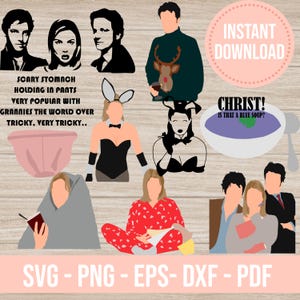 Bundle Bridget Jones' Tagebuch SVG PNG Cricut Silhouette