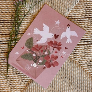 Carte Saint Valentin Lettre