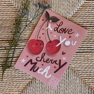 Carte Saint Valentin Cherry
