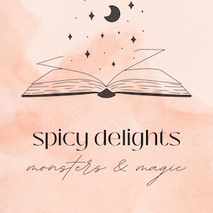 Reader Insert Fanfic Comfort Character 4 Short Stories &quot;Spicy Delights: Monsters & Magic&quot; Spicy Romance E-Book Bundle PDF Digital Download