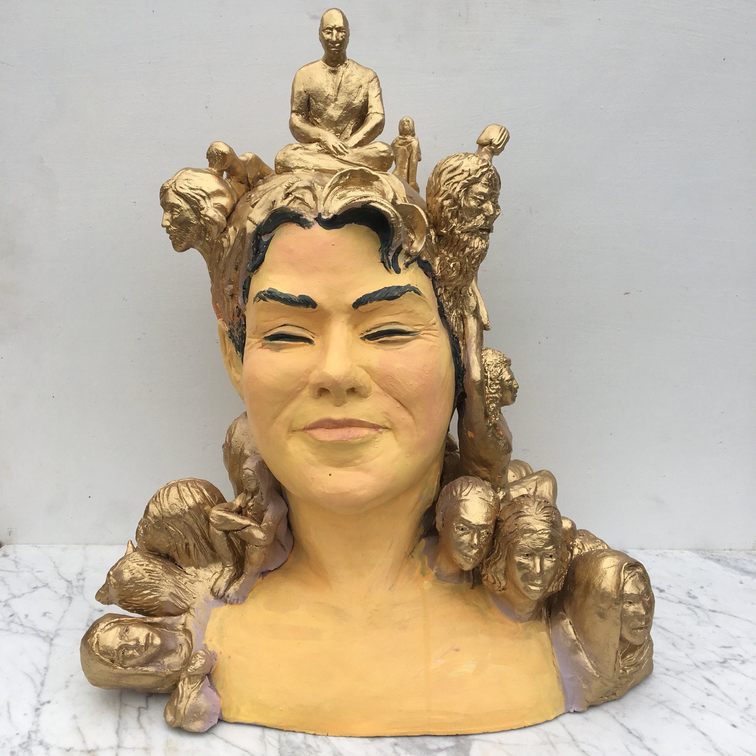 Ceramic Figure Sculpture Body Group Life Portrait Bust Etsy