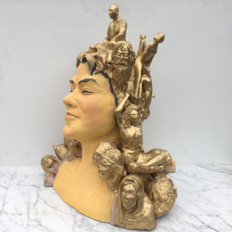 Ceramic Figure Sculpture Body Group Life Portrait Bust Etsy