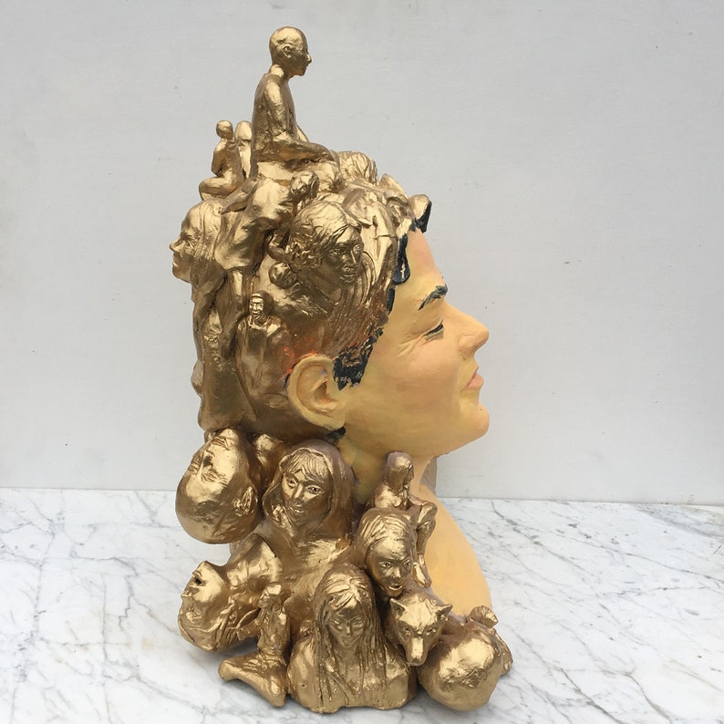 Ceramic Figure Sculpture Body Group Life Portrait Bust Etsy