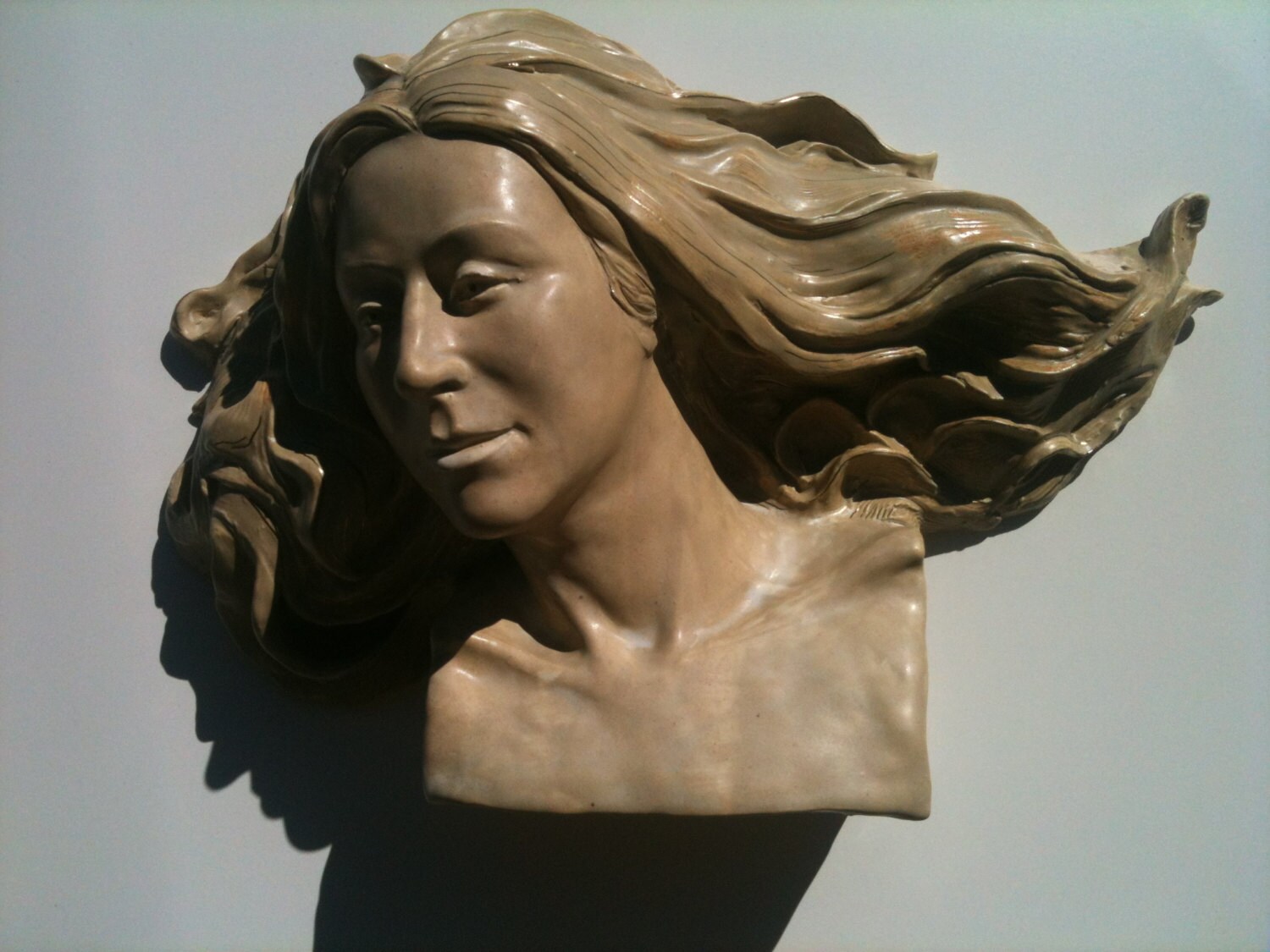 Custom Portrait Bust Wall Sculpture Made to Order Ceramic Etsy