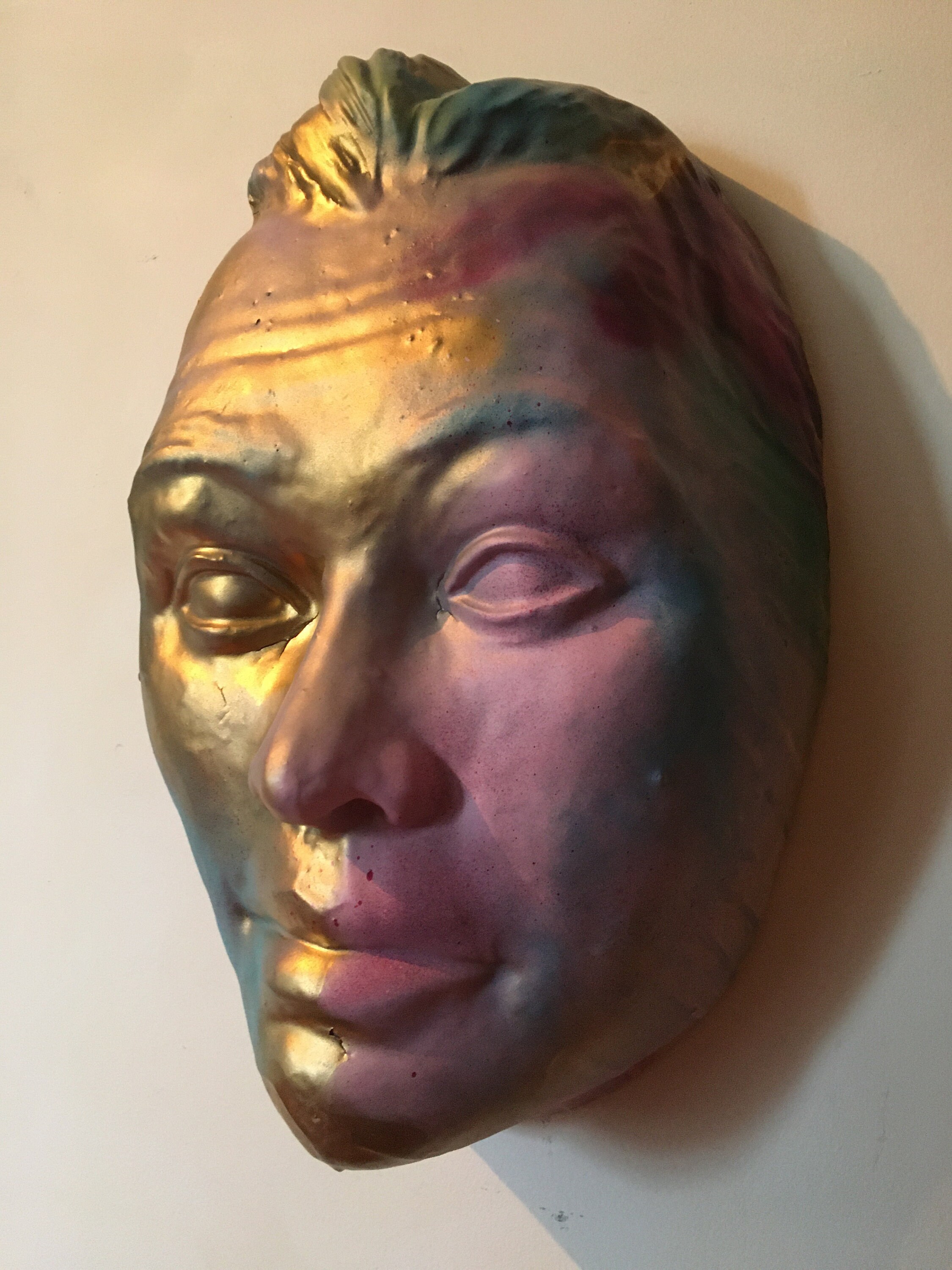 Wall hanging face sculpture larger than life sized portrait Etsy