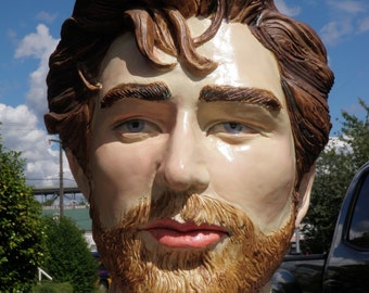 Custom Bust Portrait Sculpture Head, Made to Order Ceramic Figure Art Face
