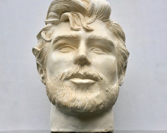 Custom ceramic portrait bust vase classical sculpture pottery