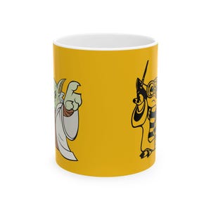 Star Wars Character Ceramic Mug - Jedi and Minion Design, Perfect Gift for Fans, Coffee and Tea Lover, Science Fiction Collectible