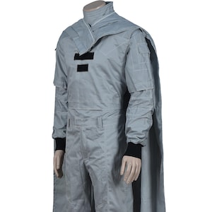 Din Djarin Mandalorian Beskar Flight Suit | Book of Boba Fett Inspired Star Wars Bounty Hunter Costume with Flak Vest