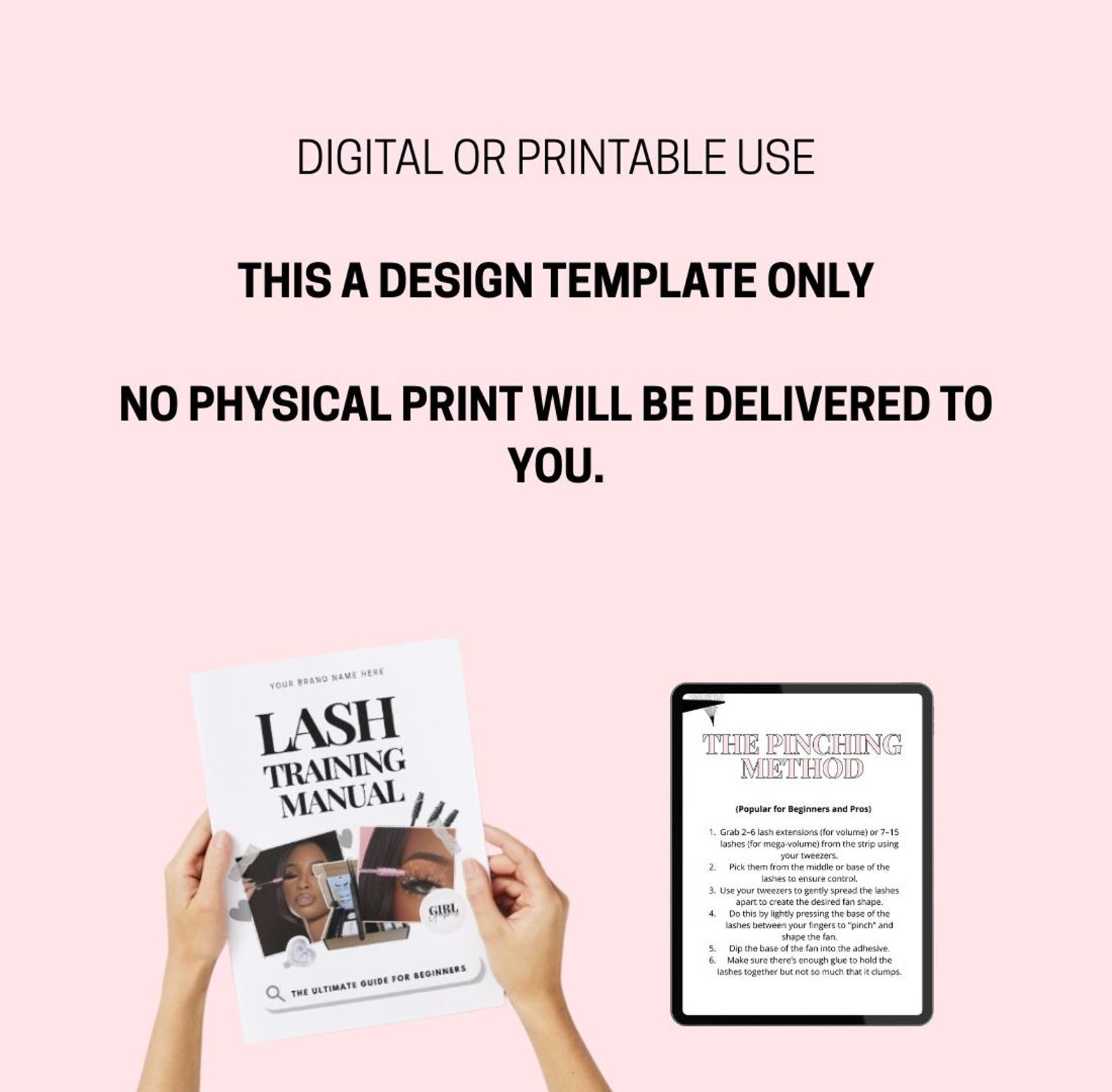 Lash Training Course Templates Bundle | DIY Canva Lash Guide | Lash ...