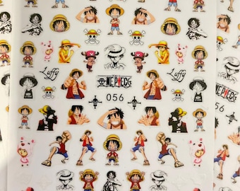 Anime nail stickers | Cute anime nail stickers