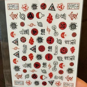 Anime nail stickers