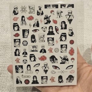 Anime nail stickers | Cute anime nail stickers