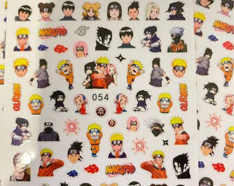 Anime nail stickers | Cute anime nail stickers