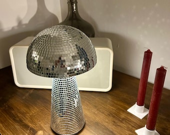 Vase boule disco | Jardinière | Contenant pour plantes | Objet boule disco | Boule disco