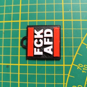 FCK AFD keychain