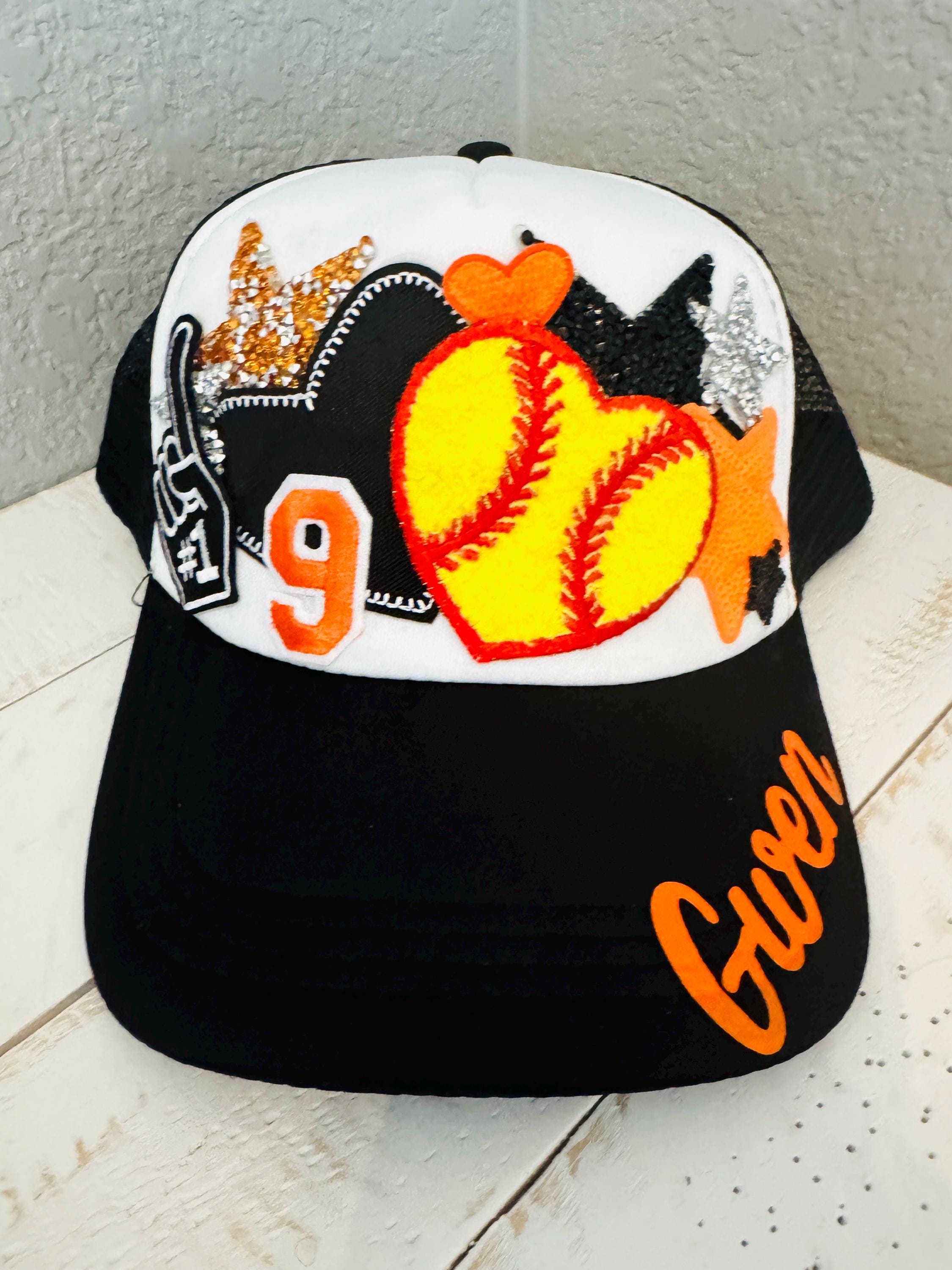 Custom Trucker Hat With Patches and Chain - Etsy display picture 2