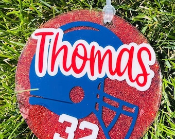 Personalized Sports Bag Tag: Team Backpack Accessory and Mom Bogg Bag charm