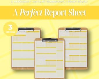 Nursing Report Sheets Nurse Brain Sheet | Printable Digital Download | SBAR Handoff Template Med-Surg, ICU, Telemetry | (Lemon Zest)