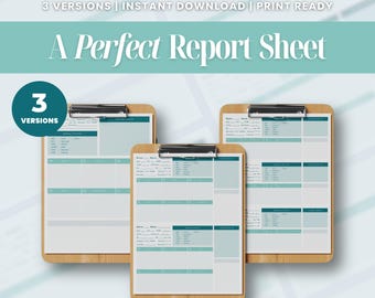Nursing Report Sheets Nurse Brain Sheet | Printable Digital Download | SBAR Handoff Template Med-Surg, ICU, Telemetry | (Seafoam)
