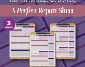 Nursing Report Sheet Nurse Brain Sheet | Printable Digital Download | SBAR Handoff Template Med-Surg, ICU, Telemetry | (Plum & Petal)