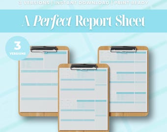 Nursing Report Sheets Nurse Brain Sheet | Printable Digital Download | SBAR Handoff Template Med-Surg, ICU, Telemetry | (Skywash)