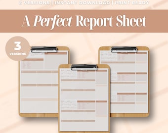 Nursing Report Sheet Nurse Brain Sheet | Printable Digital Download | SBAR Handoff Template Med-Surg, ICU, Telemetry | (Honeyed Beige)