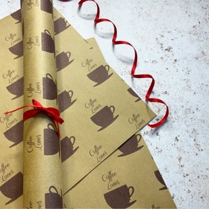 Confezione regalo per amante del caffè, confezione regalo riciclata Cup of Java A3, regalo per insegnante amante di Java, ecologico