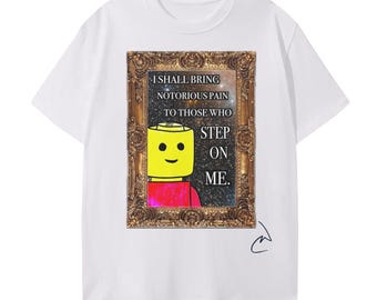 LEGO-Inspired Funny T-Shirt – “Notorious Pain” Design