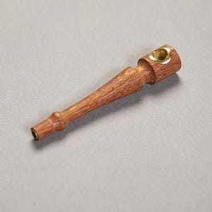 Cachimbo de madeira de leopardo - Cachimbo de tabaco feito à mão