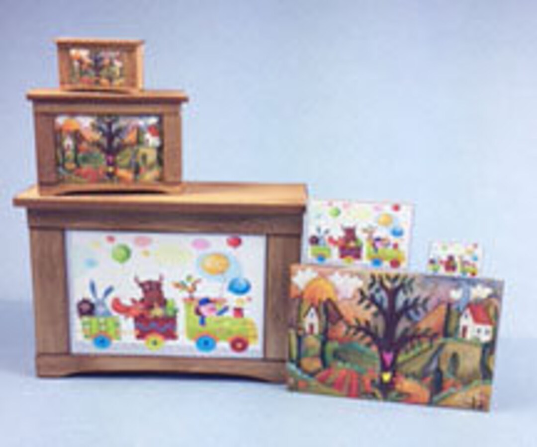 112 Scale Blanket Chest or Toy Chest KIT Etsy