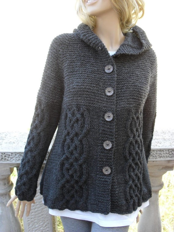 For beginners dark gray cardigan sweater patterns pdf pattern rue