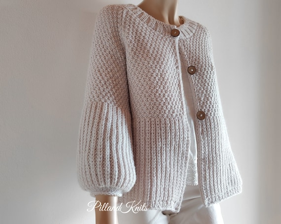 Three quarter sleeve cardigan sweater new arrivals