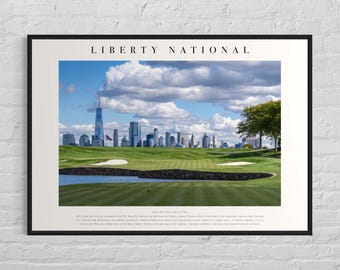 Liberty National - Framed Photo on Enhanced Matte Paper