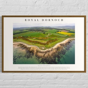 Royal Dornoch - Framed Photograph on Enhanced Matte Paper