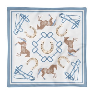 Horse pillow cover Porcelain Horse Horse pillow cover Porcelain Horse