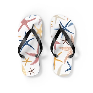 Starfish Flip-Flops – Unisex Beach Sandals with Ocean-Inspired Design