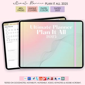 Digital Planner,GoodNotes Planner,Daily Weekly Monthly Planner,2025 Planner, iPad Planner,Notability Planner,Notion template,Task Tracker