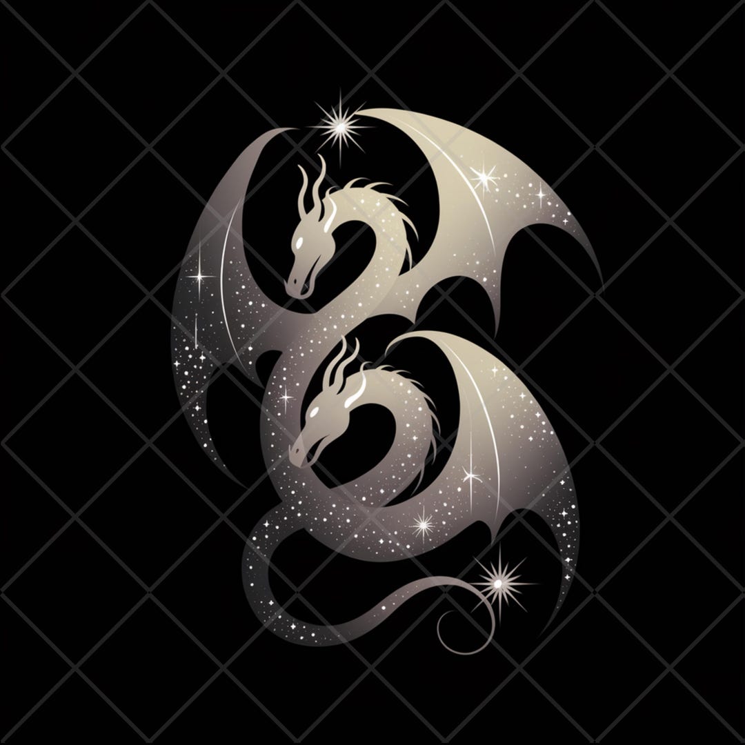 Dragon Emblem Graphic - Fantasy DIGITAL Files – Dragon Rider - for ...