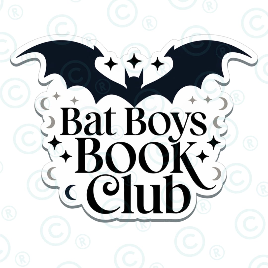 Bat Boy Sticker Bat Boys Book Club – Digital Sticker | Fantasy Bookish Printable | PNG ...