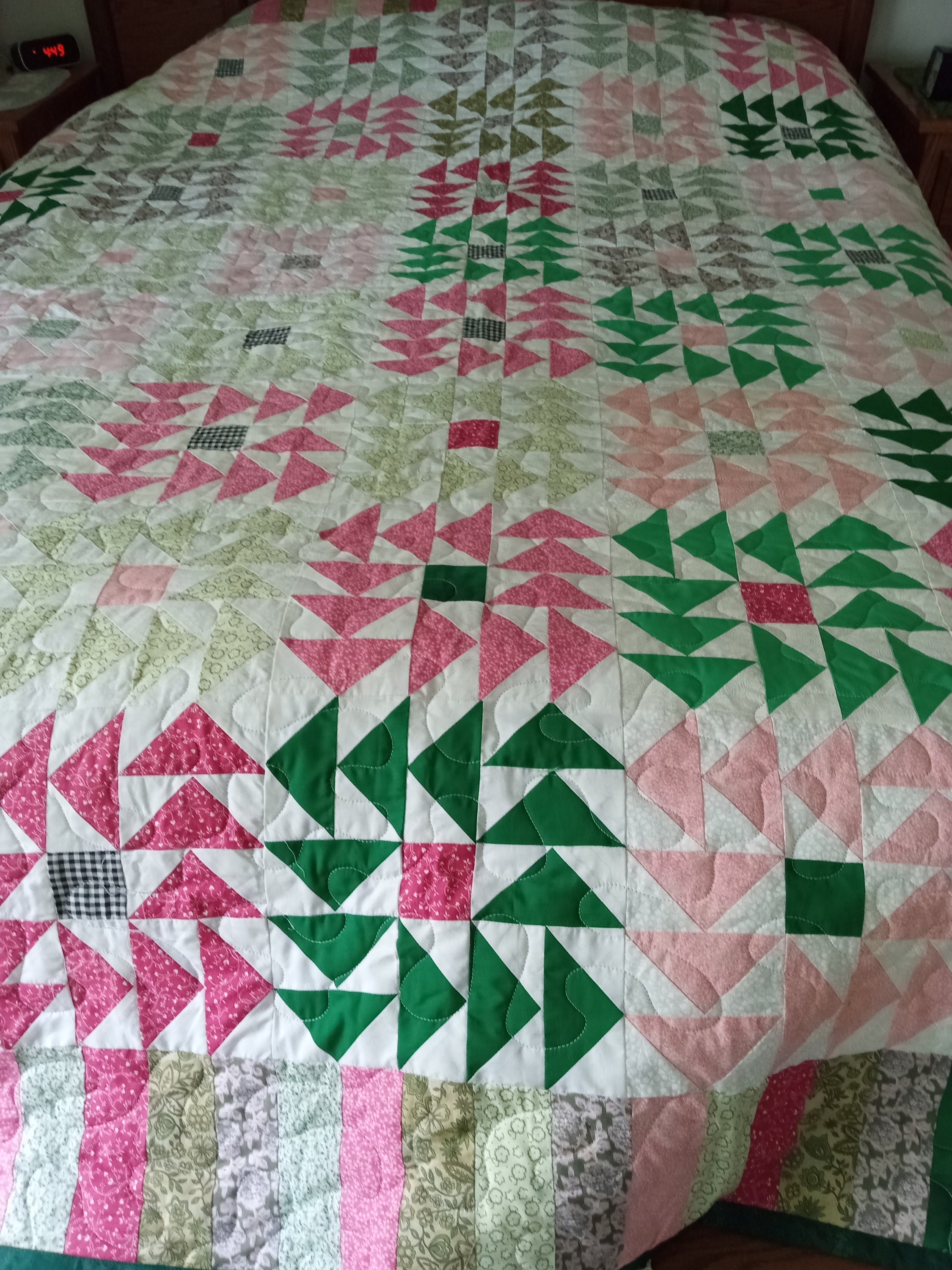 Multi Color Flying Geese Quilt - Etsy UK Multi Color Flying Geese Quilt - Etsy UK