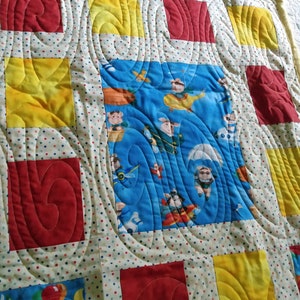 When pigs fly baby quilt