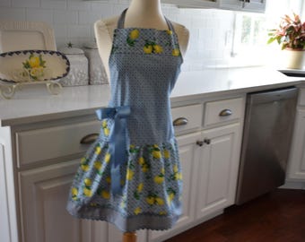 Make Life Sweet Ellie Apron - Retro Modern Kitchen Apron - Cute Aprons by 4RetroSisters - Women's Aprons