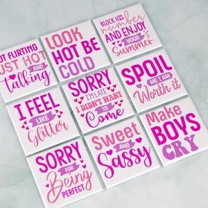 Sassy Quotes Funny Sarcastic Magnets Fun Gifts Fridge Locker Decor for Daily Encouragement Refrigerator Funny Quotes Gift for Her