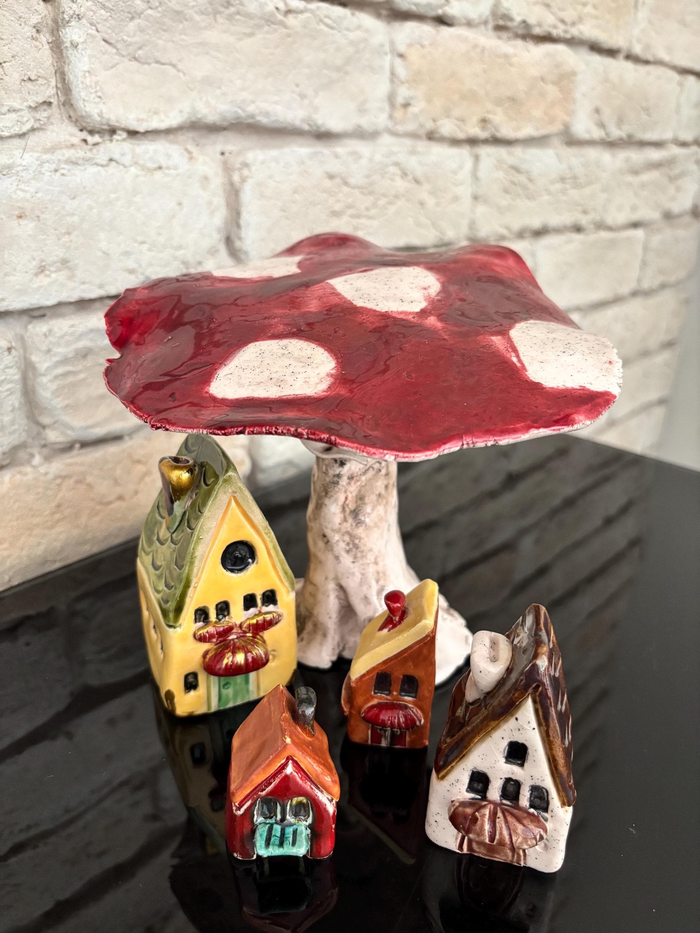 英国陶器製ミニチュアハウス4個セット Miniature ceramic house - Etsy 日本