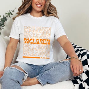 McLaren F1 Racing Tshirt, Formula One Tee, F1 Merch, F1 Tshirt, Mclaren F1 Collection, Racing Apparel, Motorsport Gear